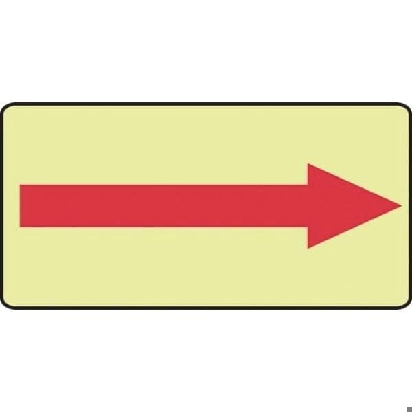 Accuform GLOWINTHEDAR K SAFETY SIGN RED MLEX548GP MLEX548GP - main